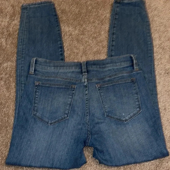 J Crew Toothpick Cone Distressed Skinny Jeans 27- T - Picture 6 of 6